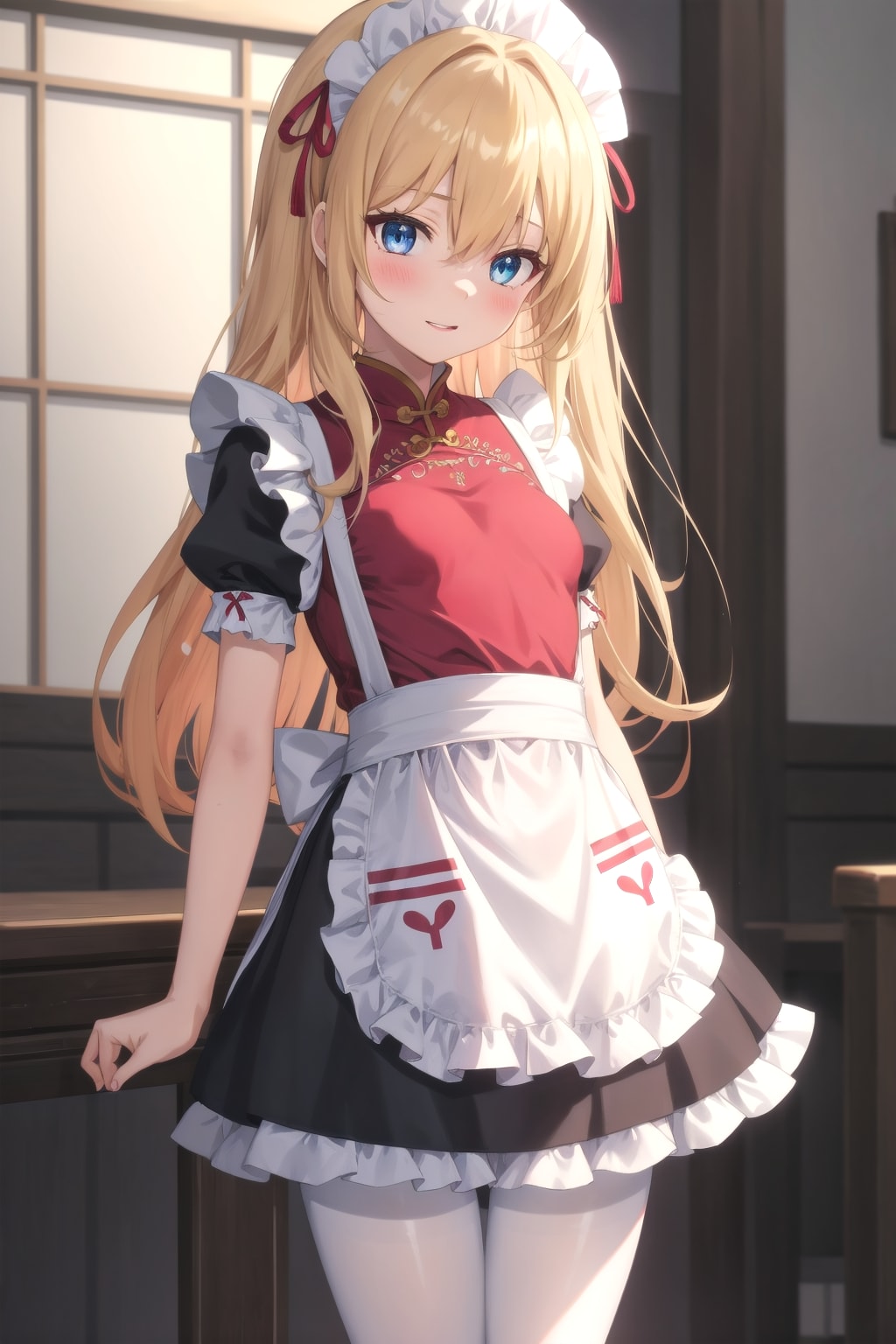 中華エプロンの愛梨紗ちゃん | の人気AIイラスト・グラビア