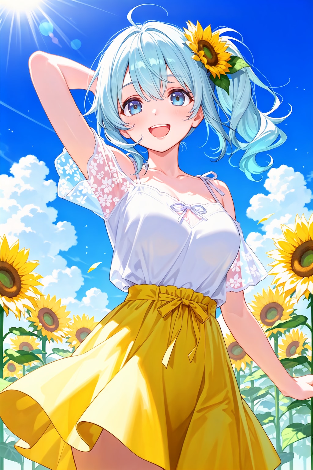 リアの夏服