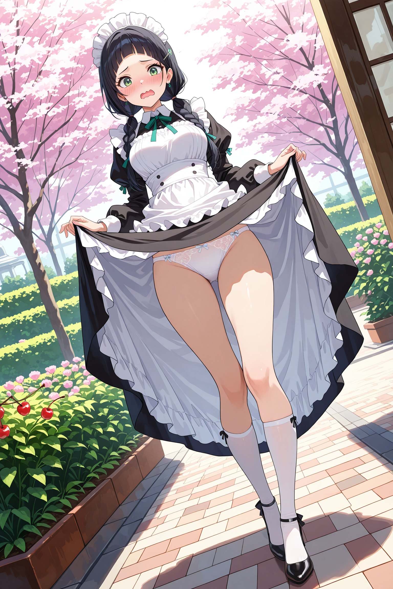 ロンスカたくし上げ