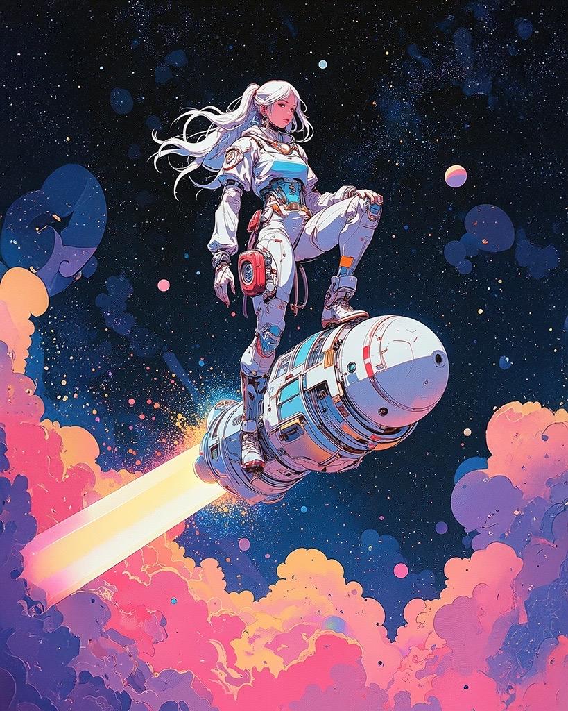 ロケットに乗って