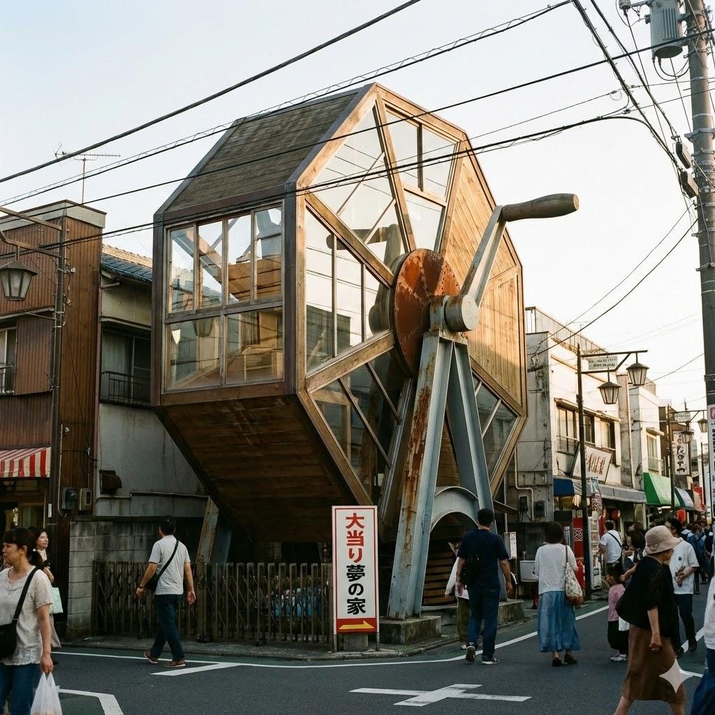 籤引き抽選機ハウス