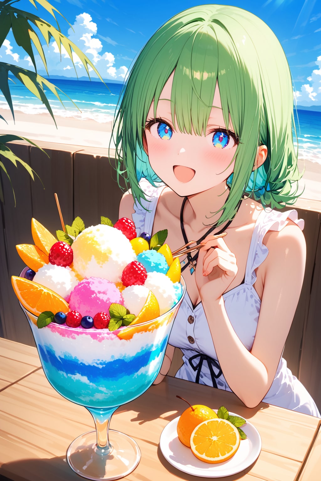 夏のスイーツ01 | の人気AIイラスト・グラビア