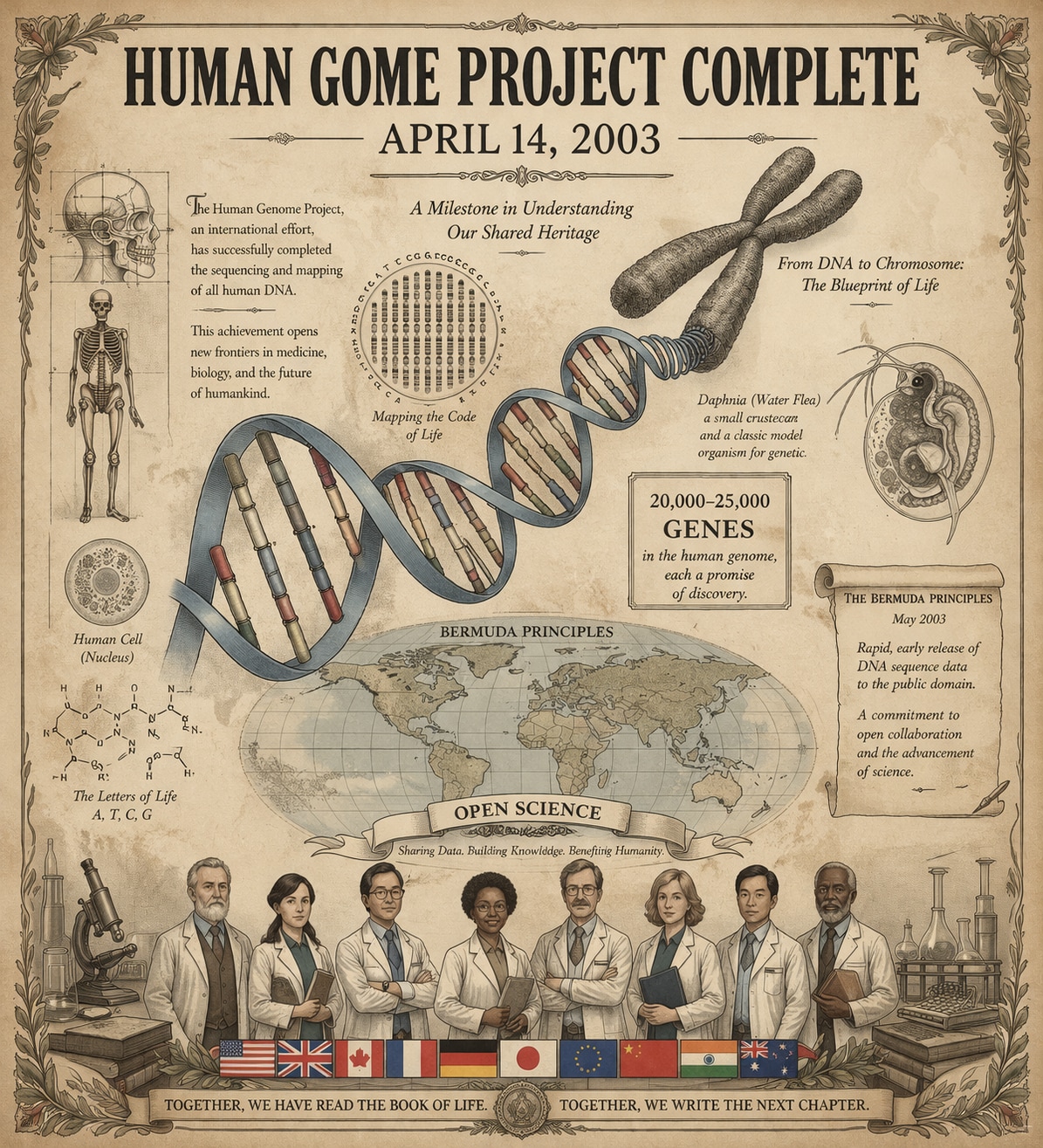 Humanity has merely acquired a glossary of genes. | の人気AIイラスト・グラビア