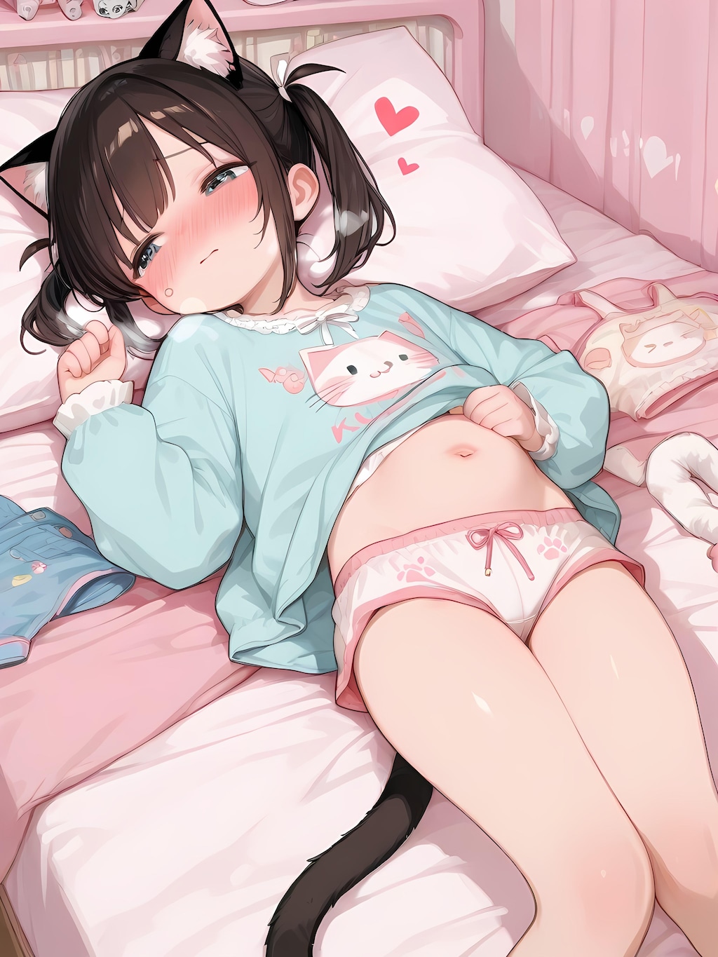 ねこみみろりっこぱんつ。12枚
