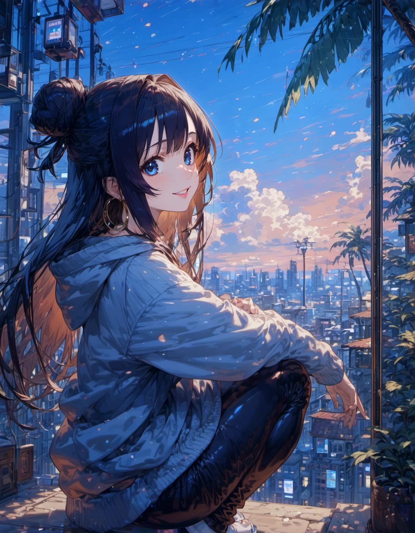 Citylights Beneath Her Silence | の人気AIイラスト・グラビア