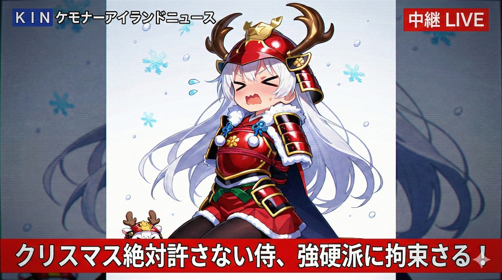 【悲報】クリスマス絶対許さない侍、弱かった