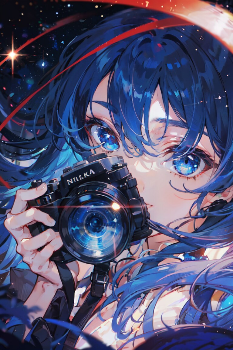 星空を写し撮る