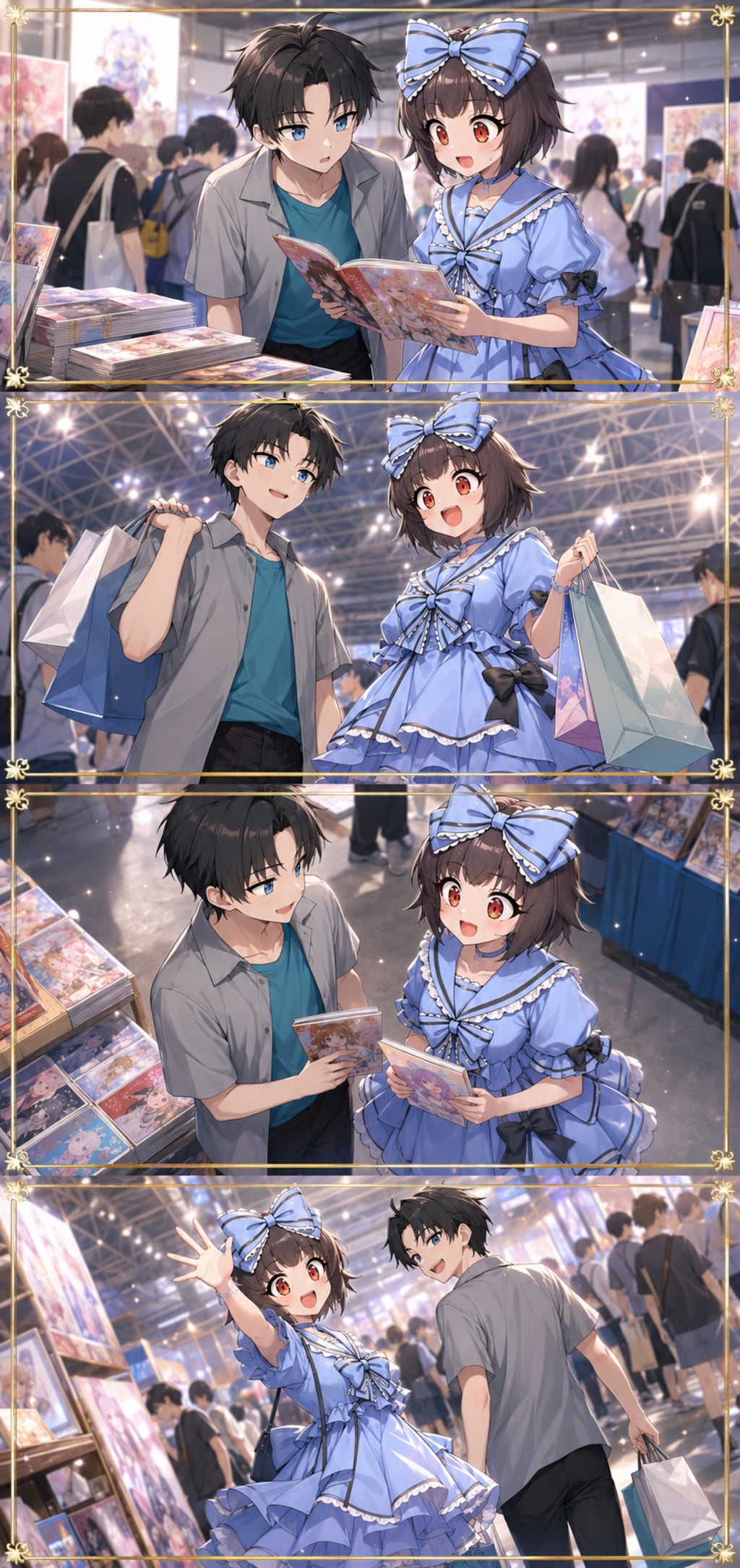自宅でナチュラルに女装する男子