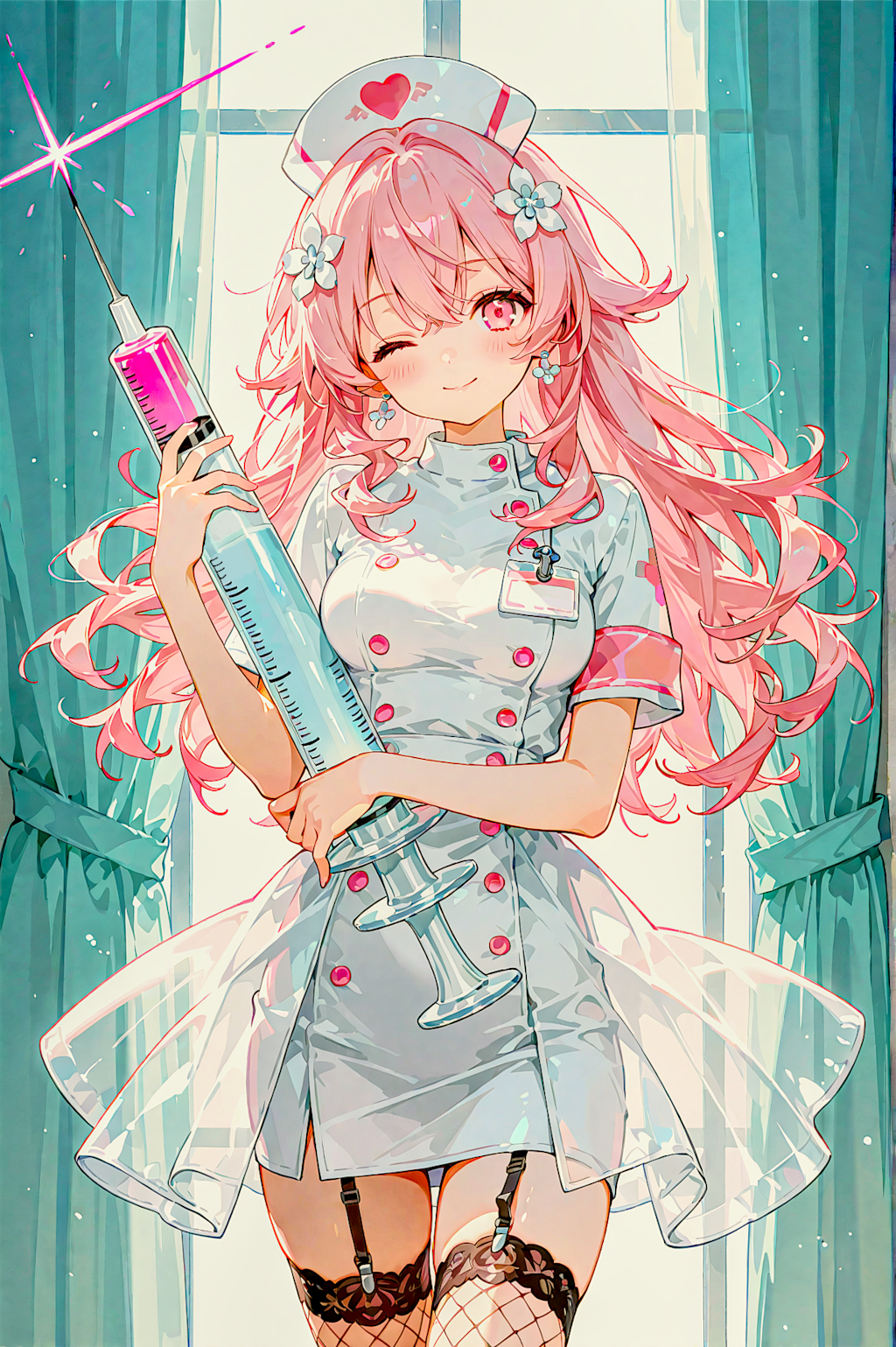 【誕生日FA御礼】愛花さんとナースコス祭り (for namiki_jsonさん)