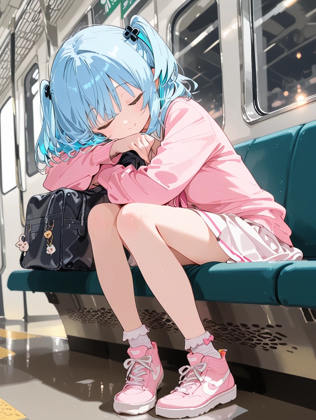 お疲れな女の子