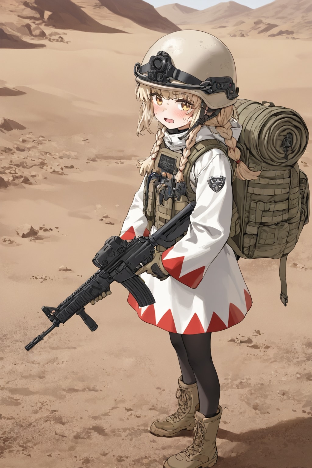 砂漠の傭兵の白魔道士