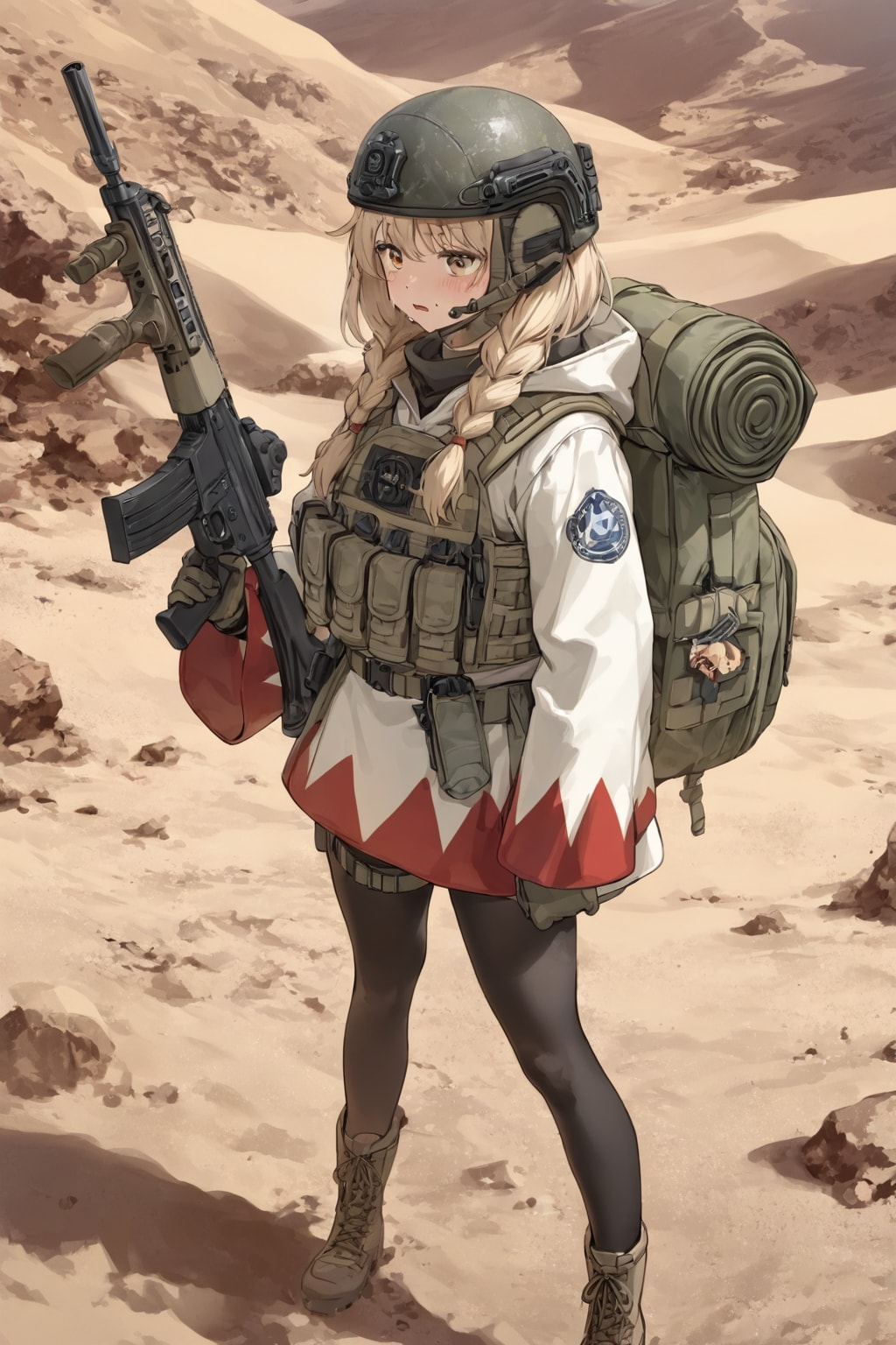 砂漠の傭兵の白魔道士