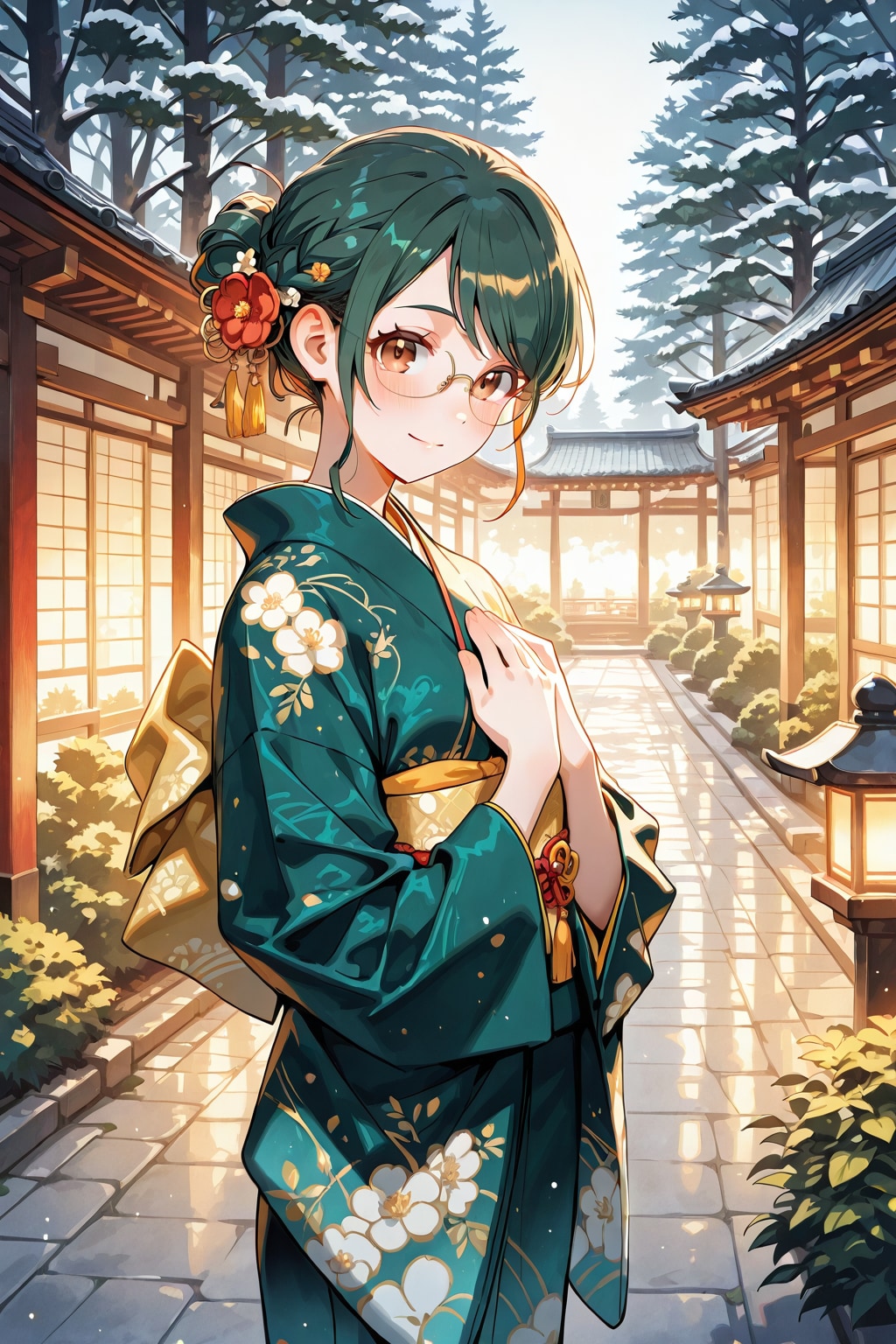 生成眼鏡っ娘