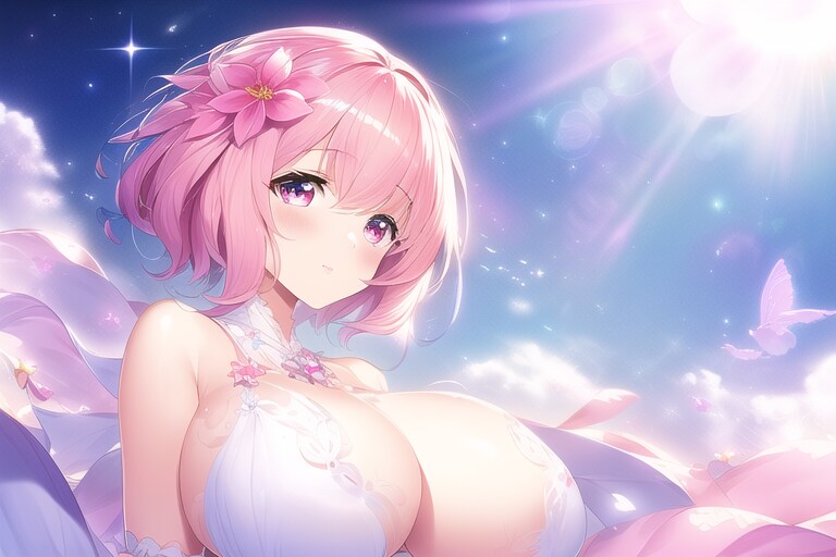 星の光の願いを灯す少女