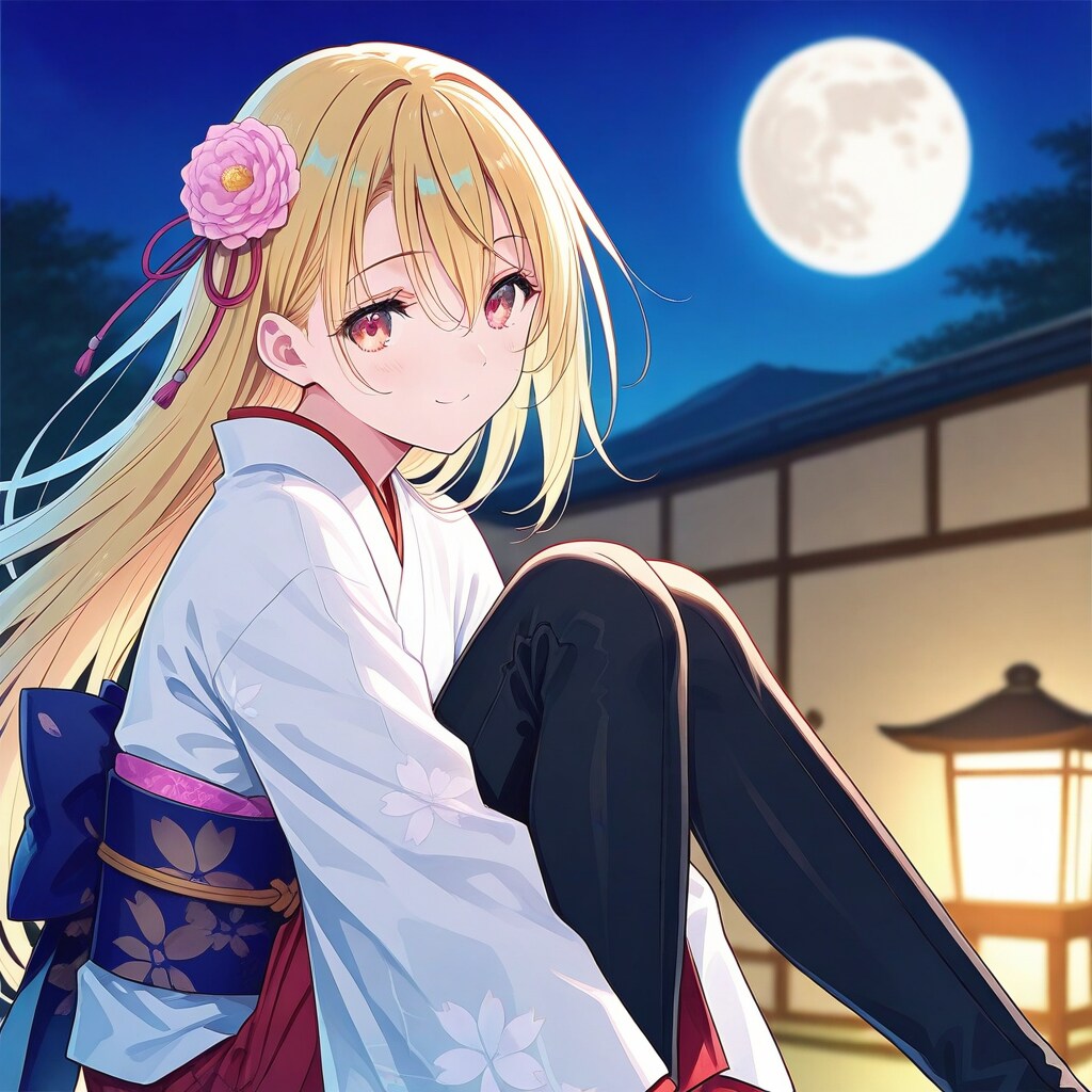 美少女侍の休息