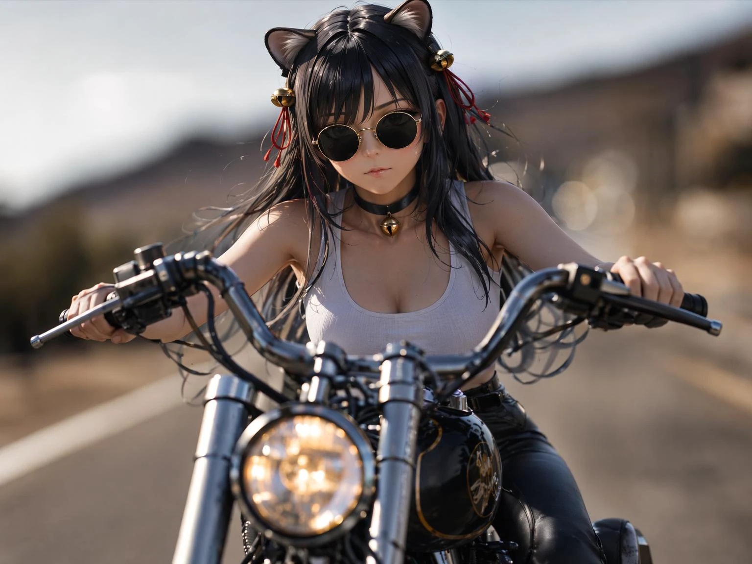 暁乃、バイクツーリング
