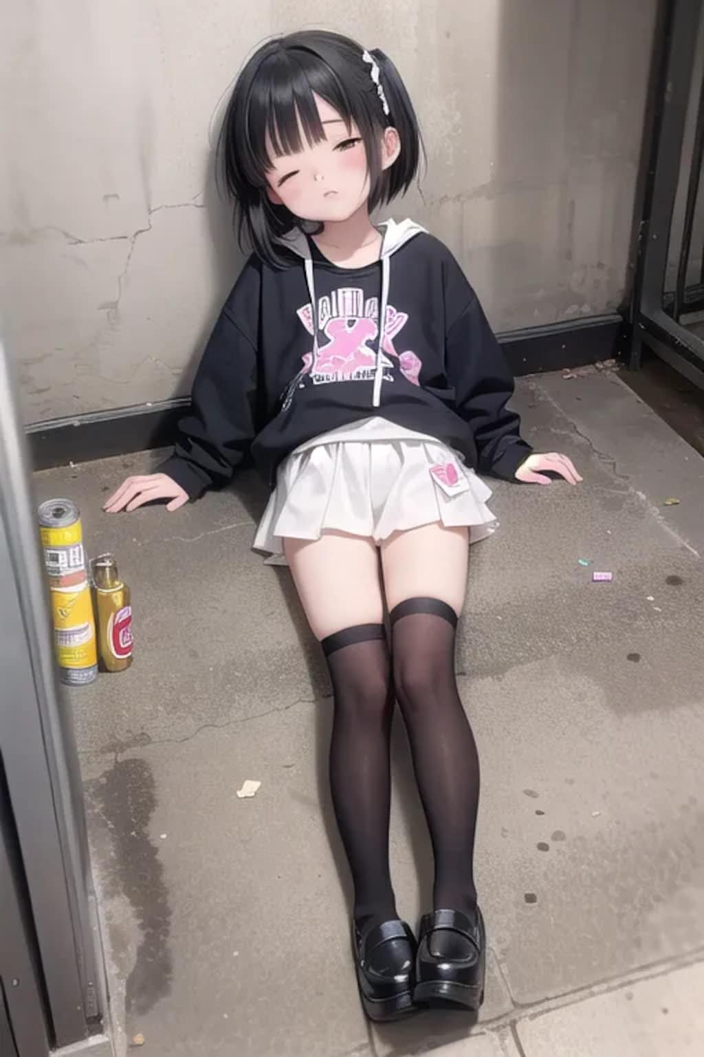 アイドル少女の廃墟探索