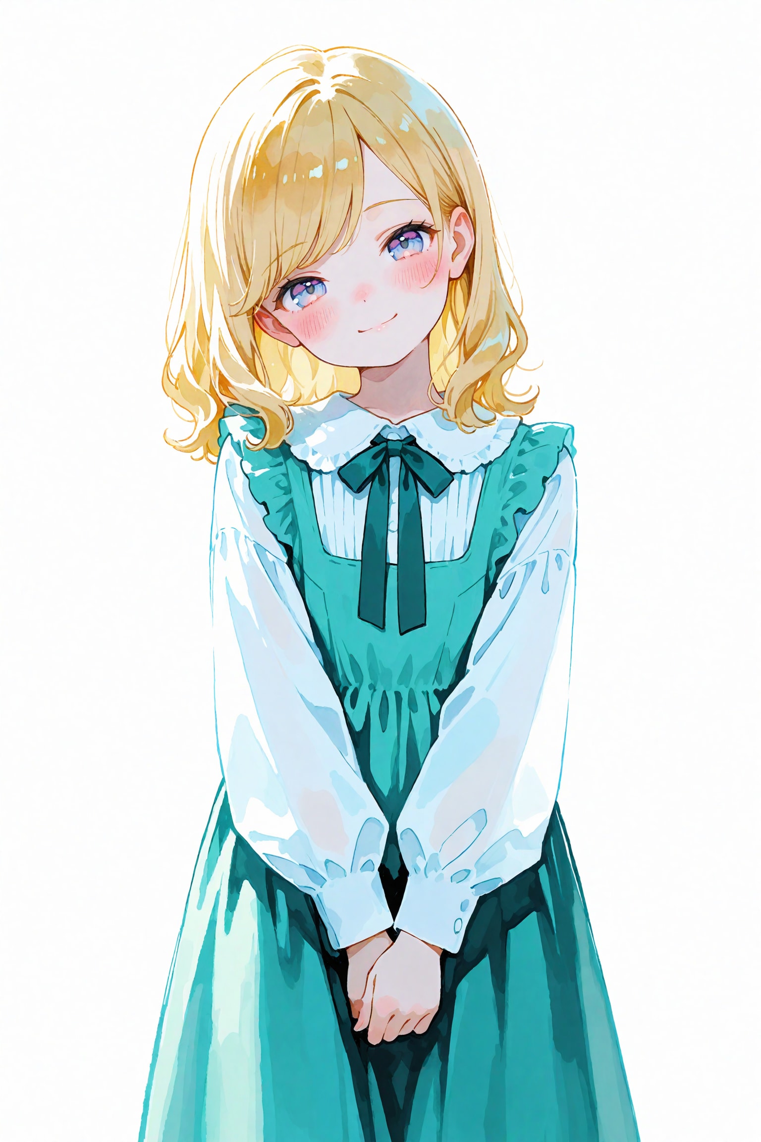 金髪ウェーブちゃん 改め エリーちゃん | の人気AIイラスト・グラビア