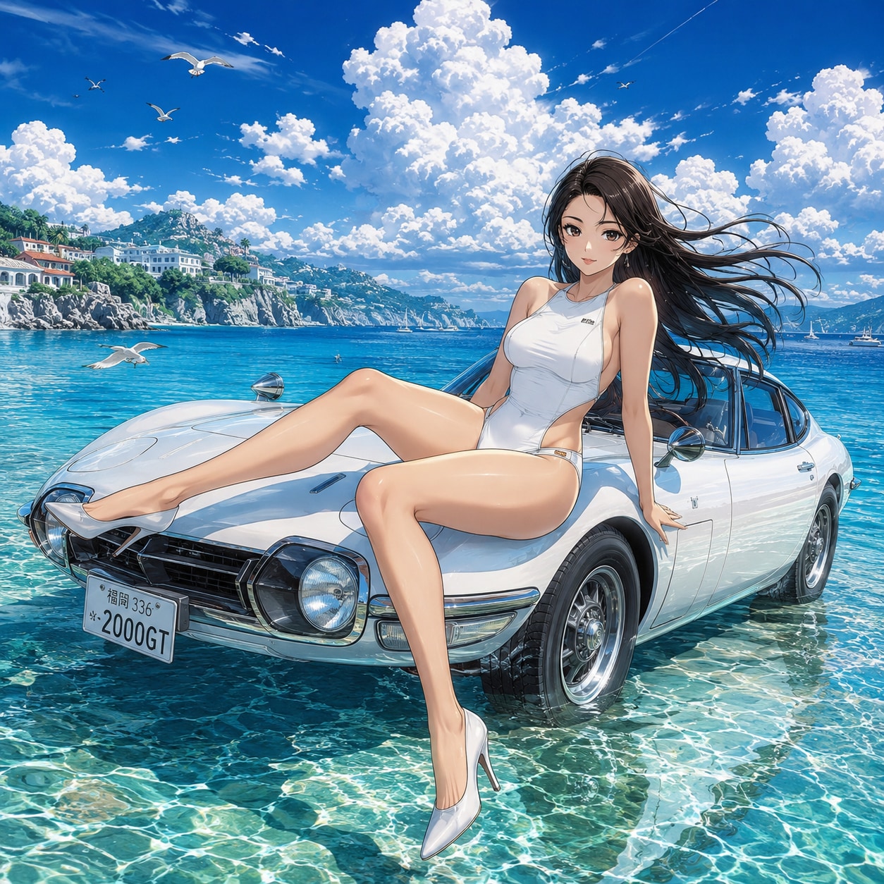 TOYOTA2000GTのある風景