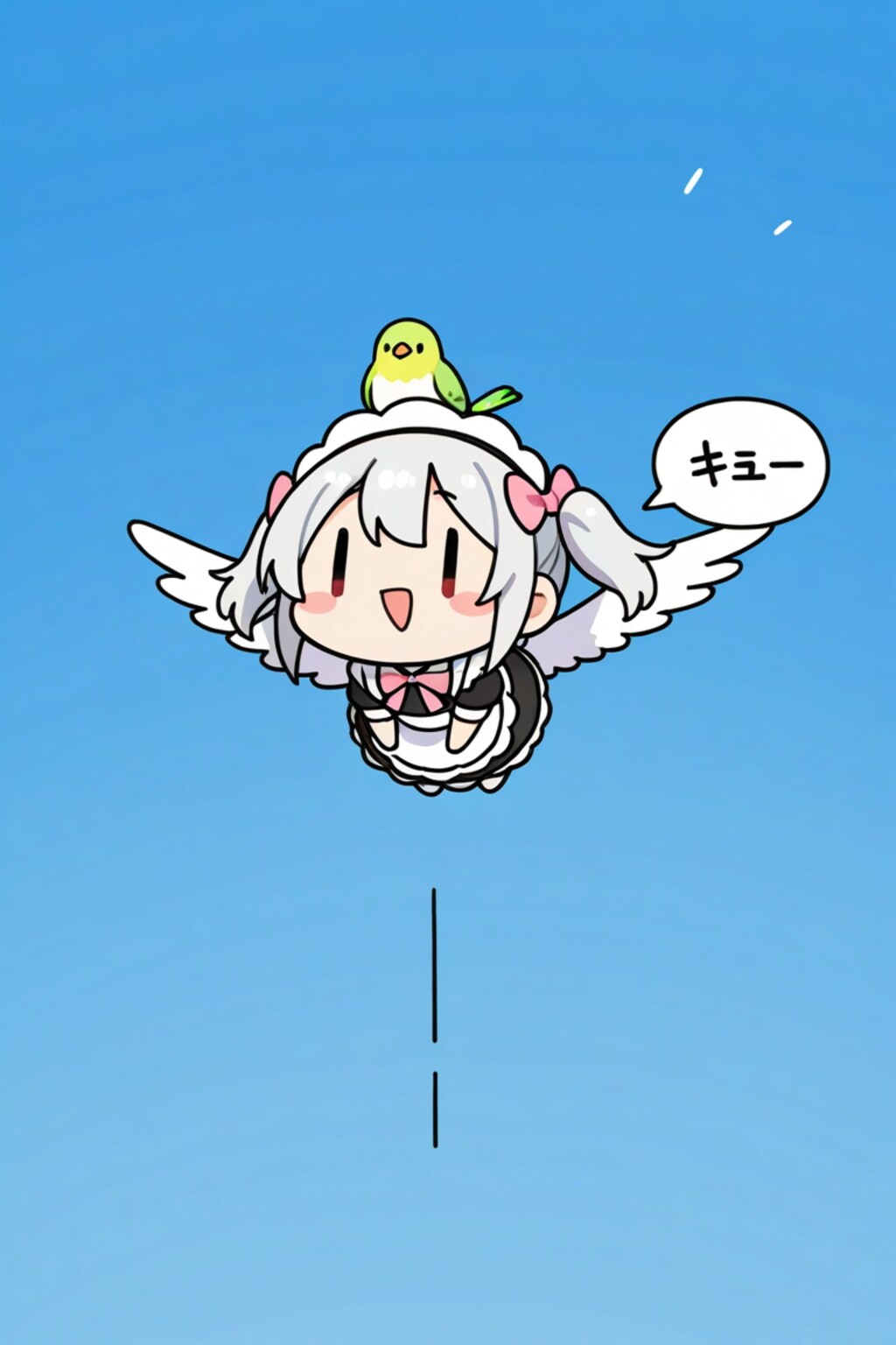 インコとチビメイドさん