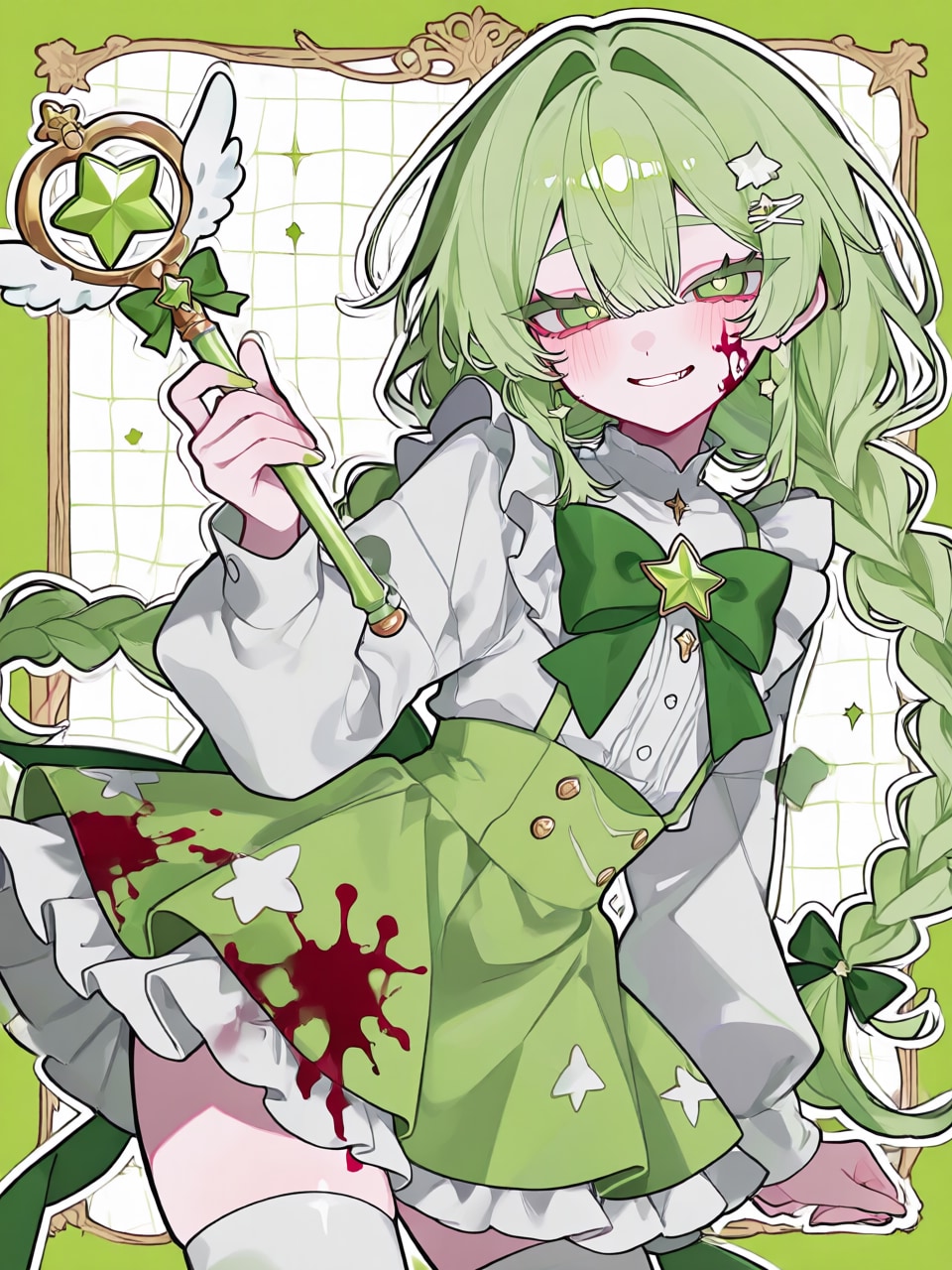 緑の魔法少女
