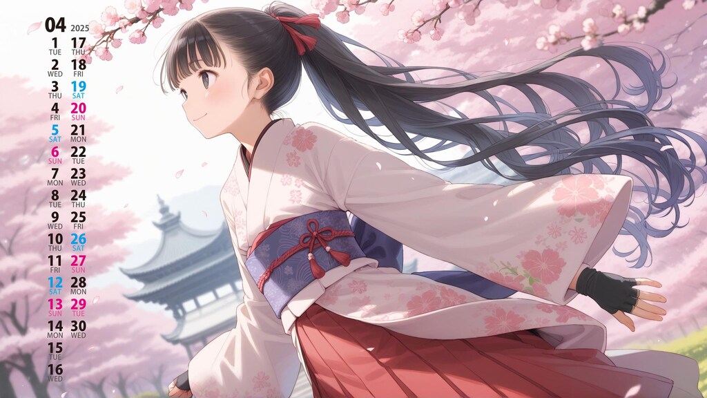 カレンダー作った