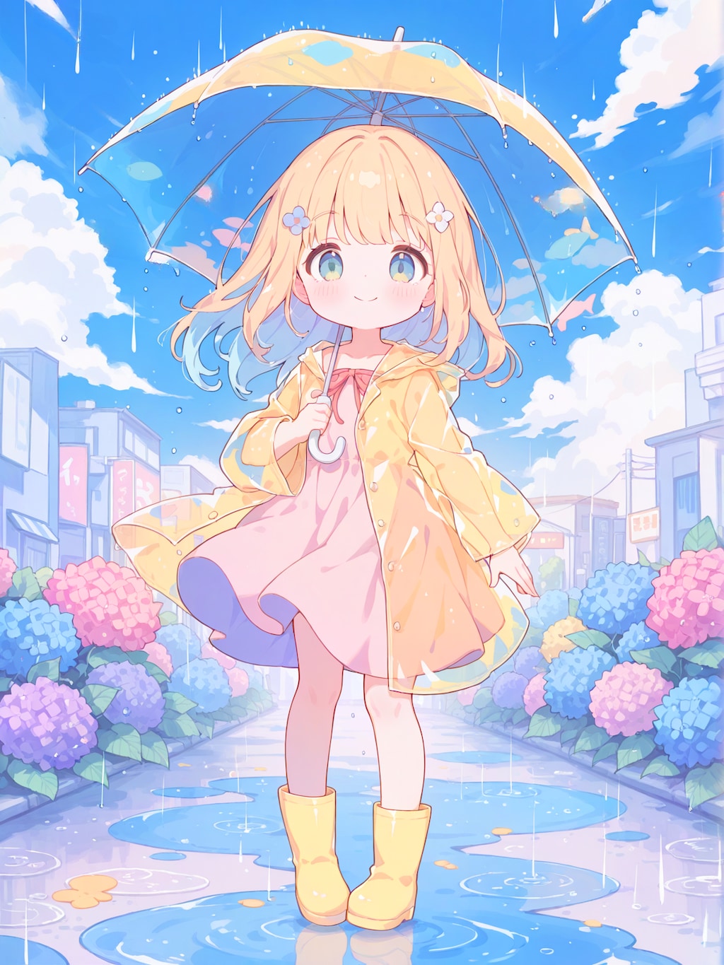 お気に入りのレインコート