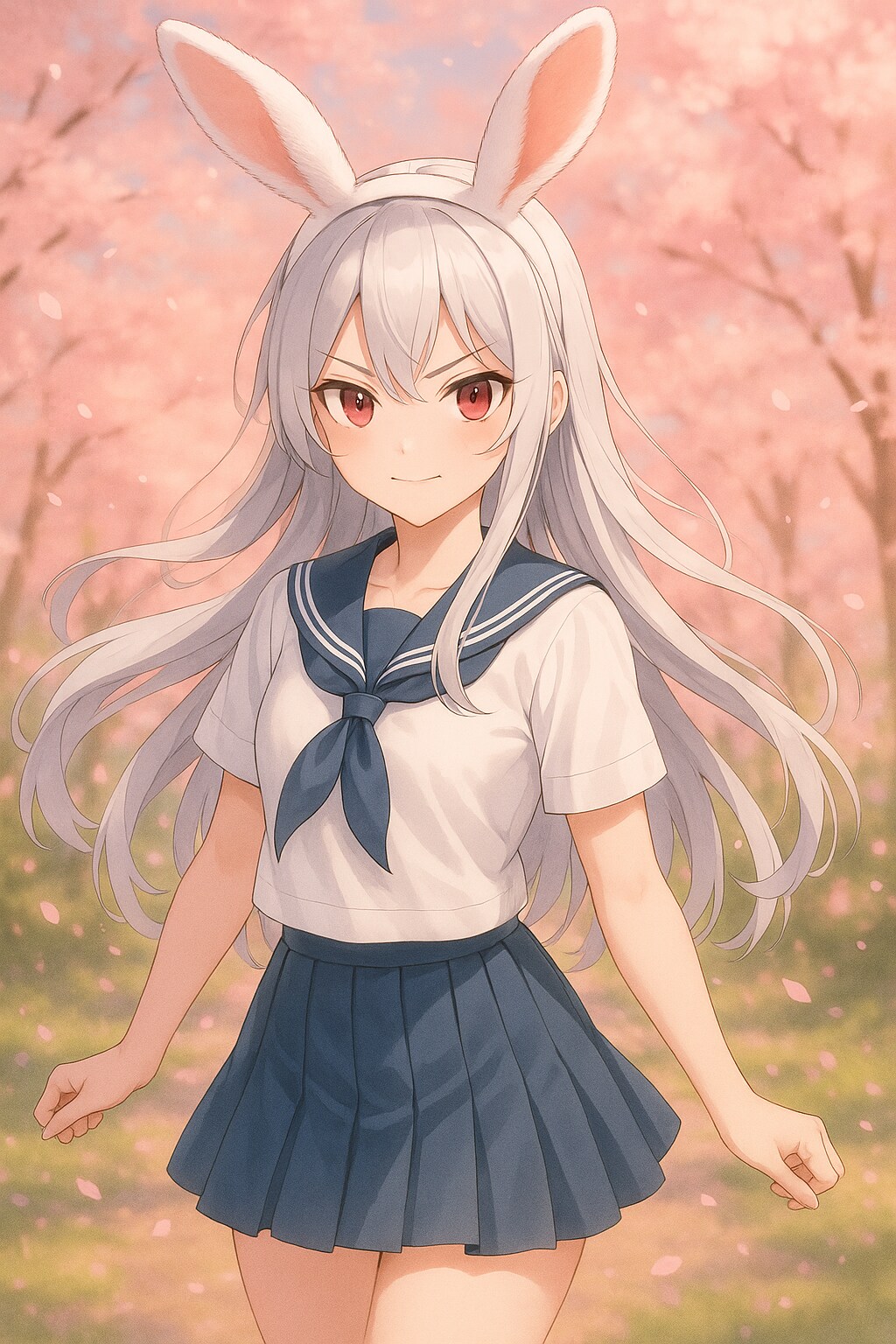 Blossoms and Resolve: The Bunny-Eared Beauty with a Will of Steel