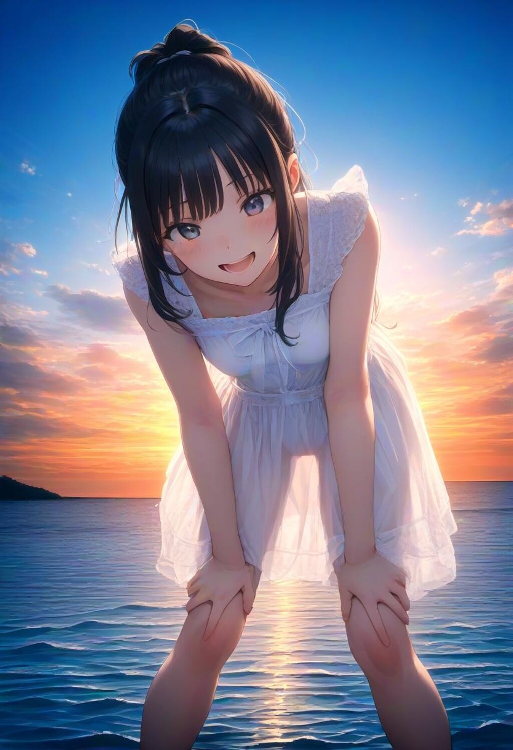 白いワンピース