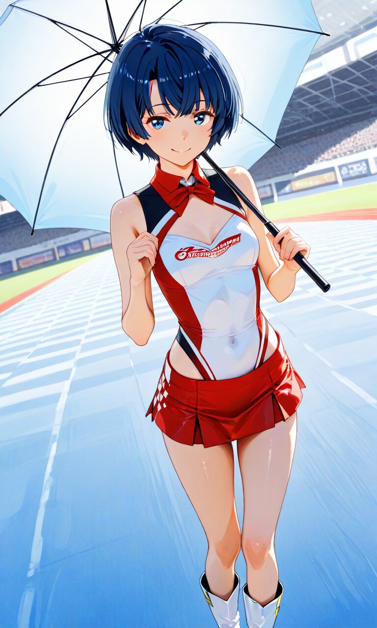 レースクイーンだ柑菜ちゃん