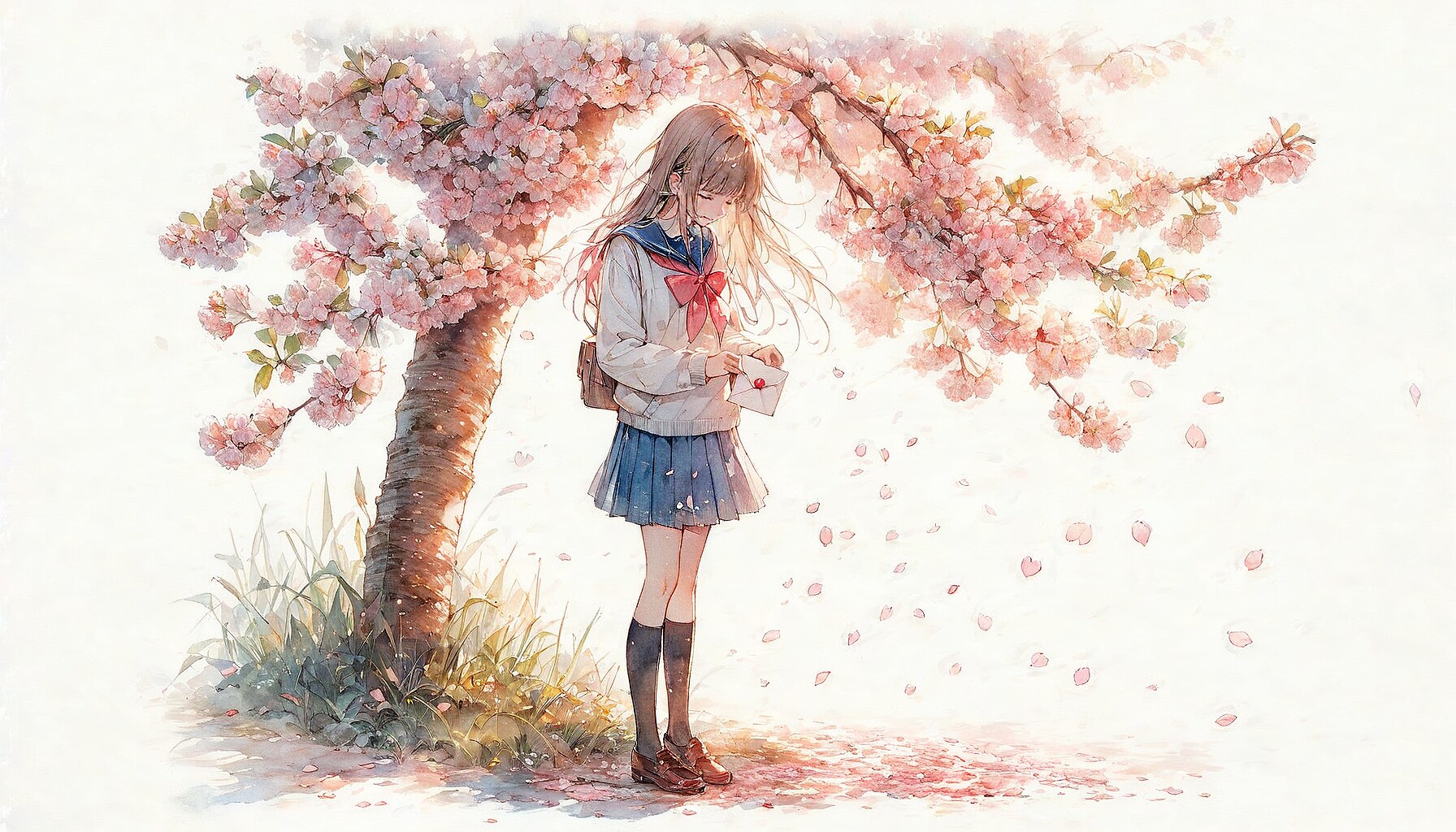 anxiety (花と少女107) | の人気AIイラスト・グラビア