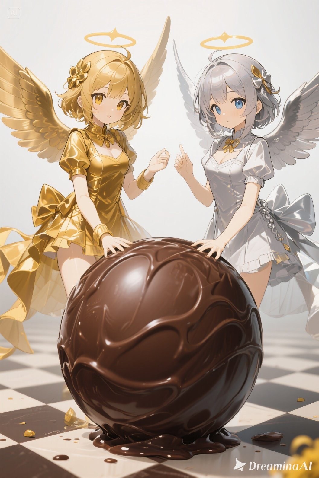 金と銀のエンゼル476 | の人気AIイラスト・グラビア