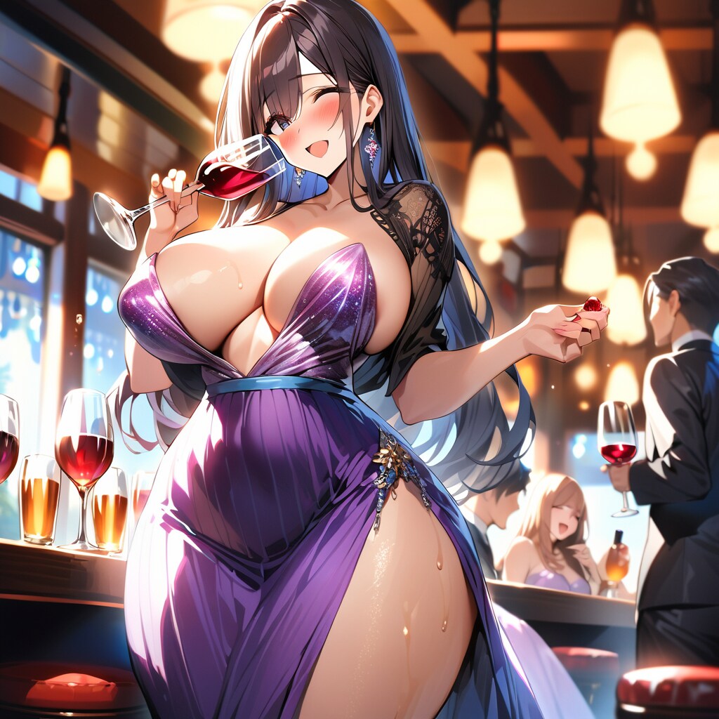 二次会のセクシーお姉さん