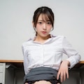 オフィス×パンツ見せ 7枚目