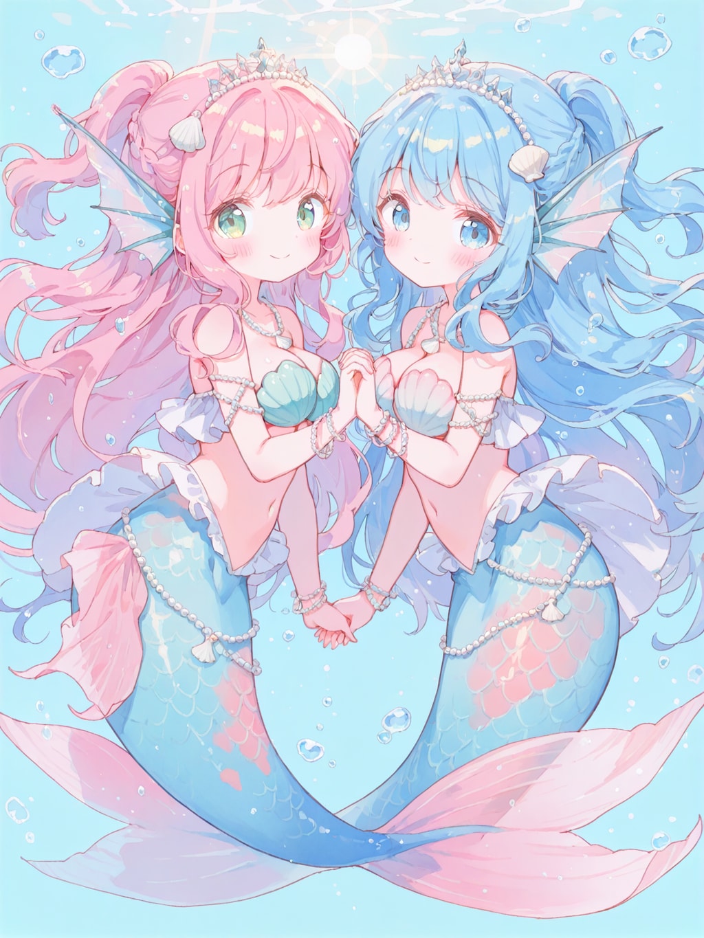 渚に咲くマーメイドシスターズ