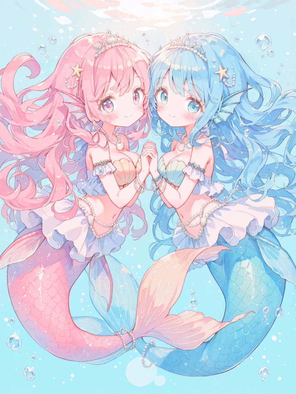 渚に咲くマーメイドシスターズ