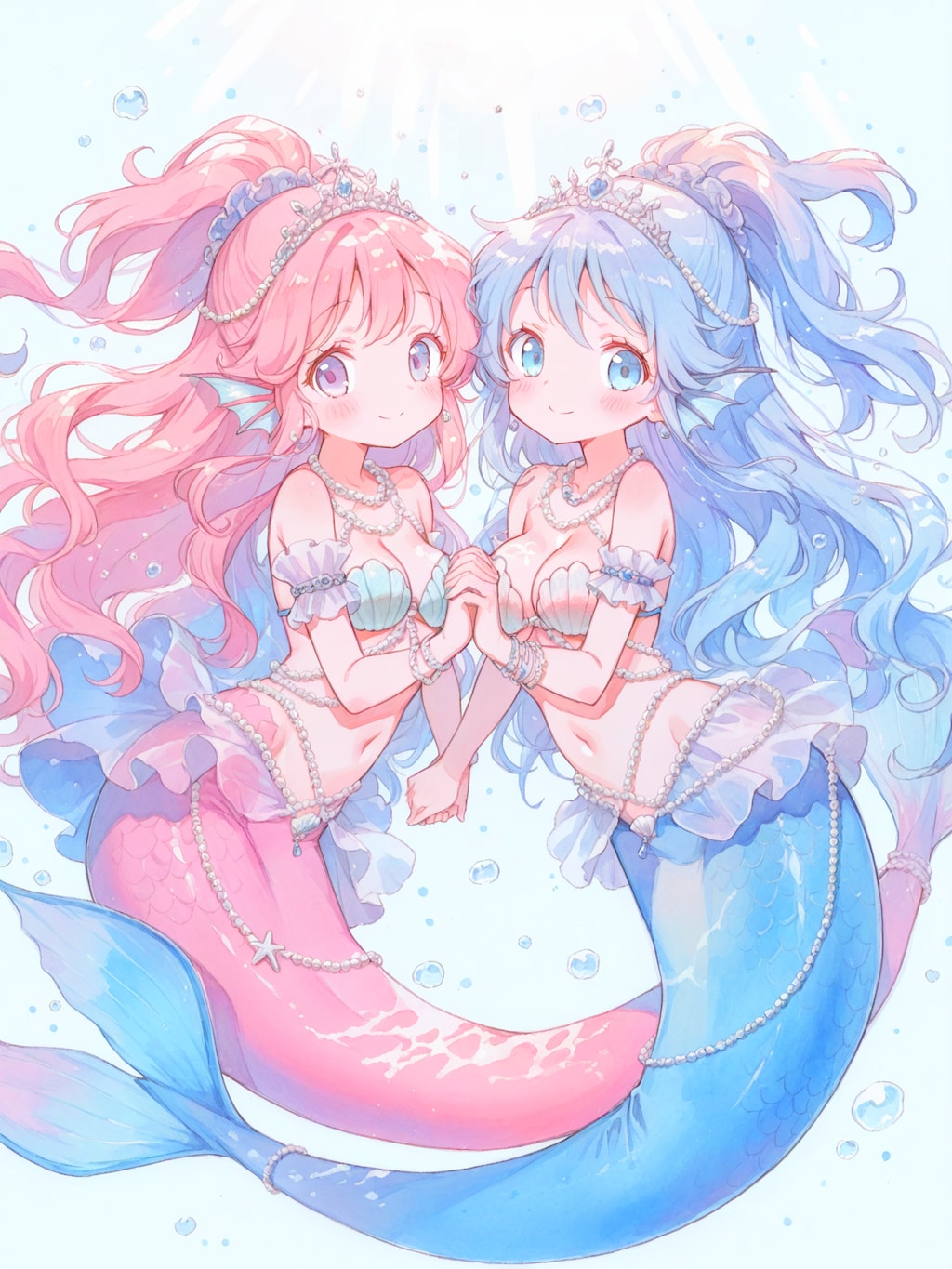 渚に咲くマーメイドシスターズ