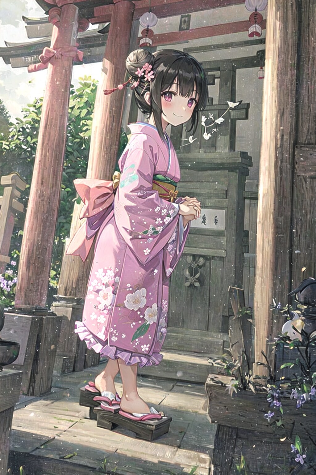 はつもうでにきたのです