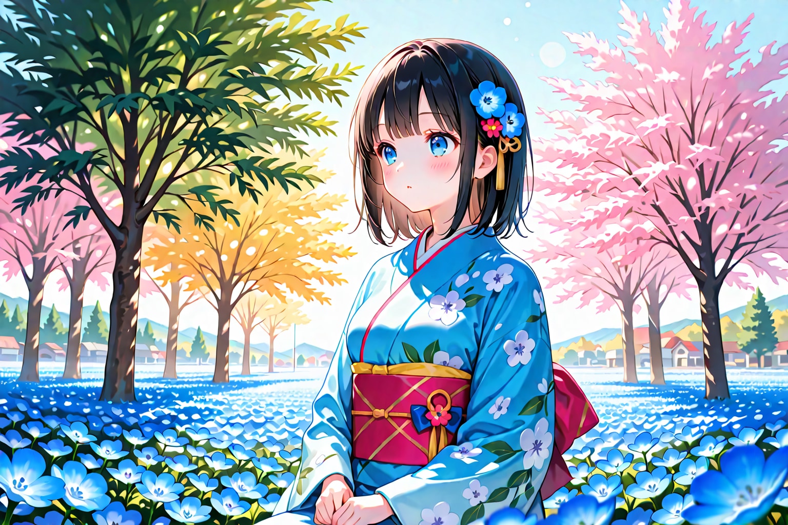 ネモフィラ畑(LILY)