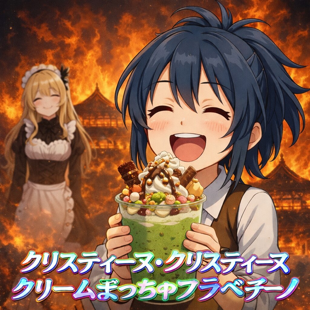 激甘そうな抹茶フラペチーノ