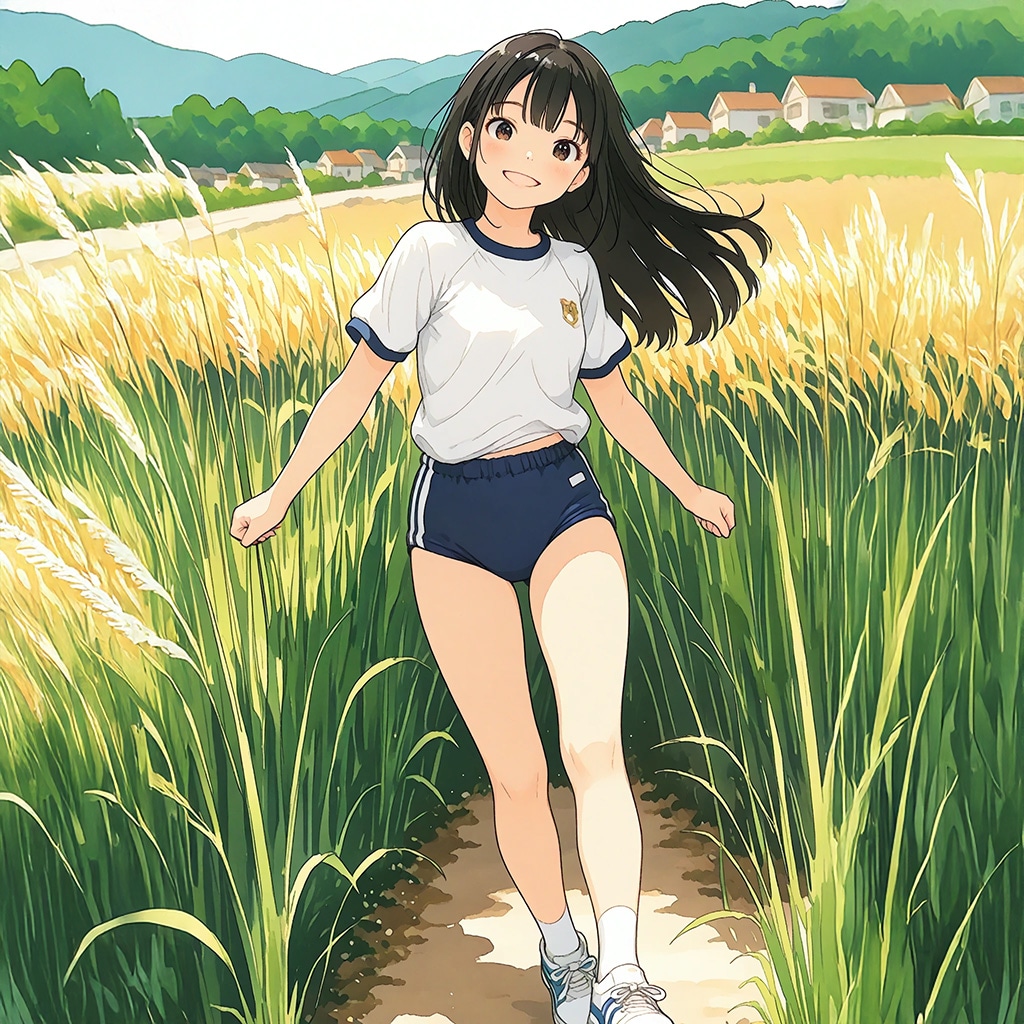 【港町の少女】あぜ道、ちか道+体育