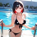 夏が終わってもやっぱり水着♪　ビキニの娘♡ 8枚目