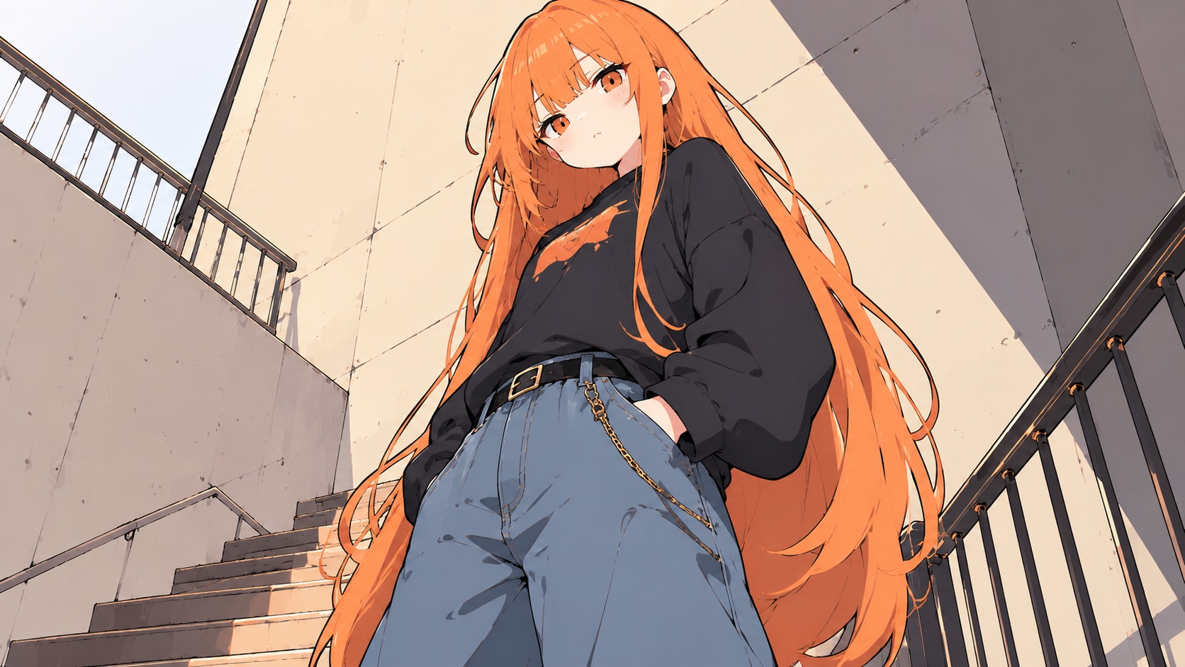 街と少女110