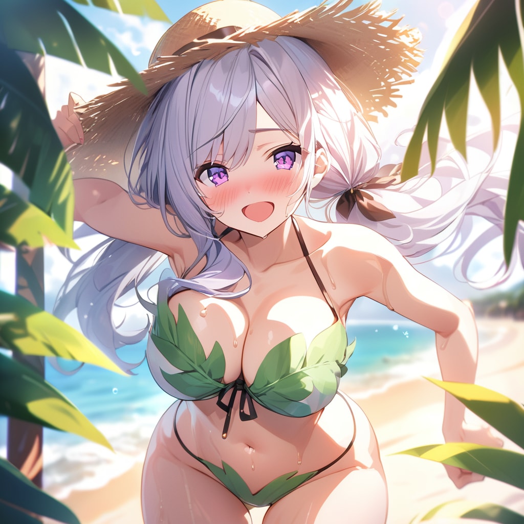 葉っぱビキニ