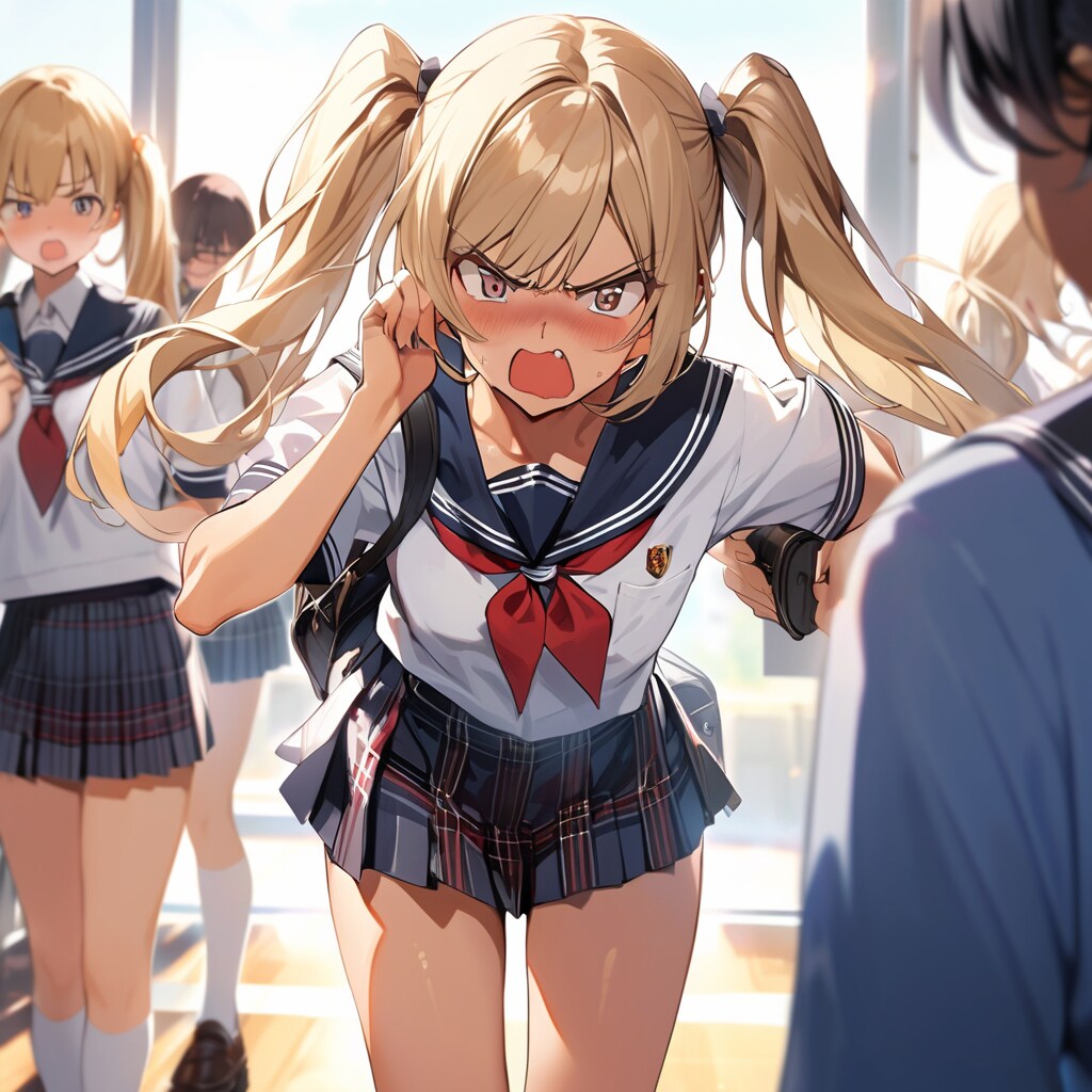 教室でツンデレ