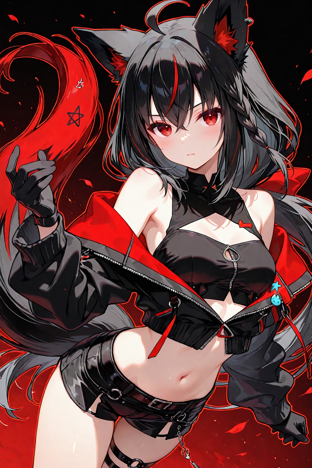 ちち生で黒上フブキ