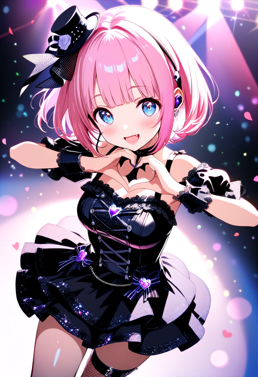 【桜花】ゴスロリ＋アイドル | の人気AIイラスト・グラビア