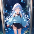 水族館　少女 2枚目