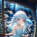 水族館　少女 4枚目