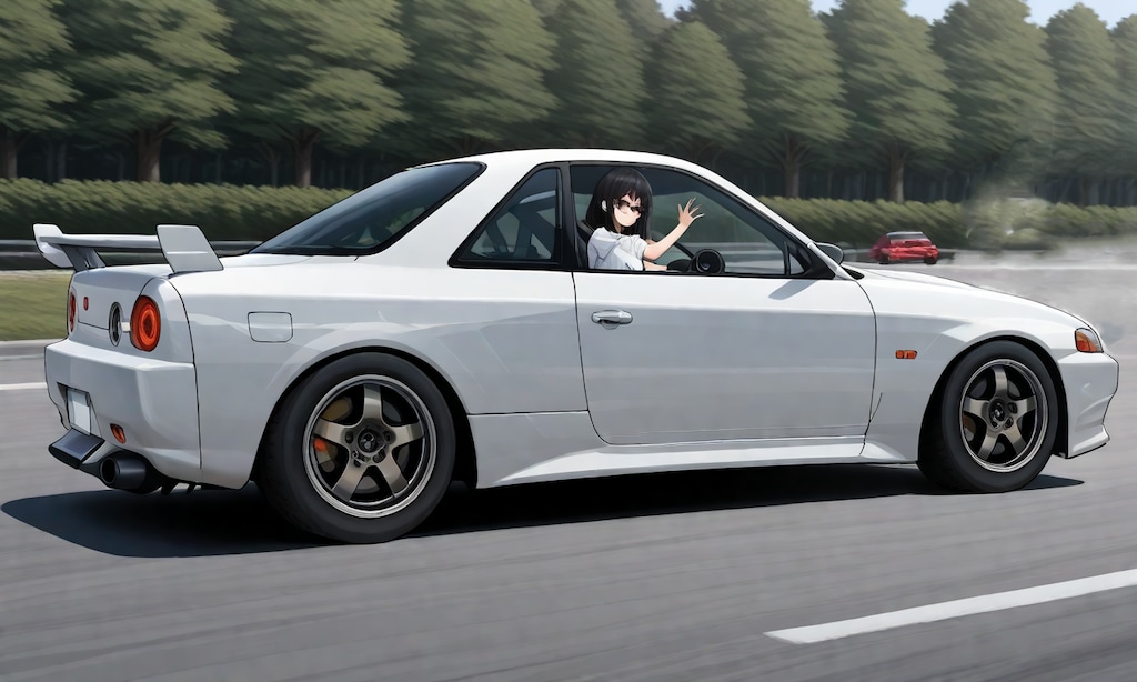 リアサイドについてる Ｒのバッジは るか子のＲよ　　　私のＲについて来れるかしら？ ２　　　　　　　　　　　🦉 犬浦るか子 🦉 ２５９